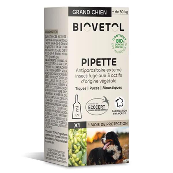 Biovetol - Antiparassitario - Pipetta per unità per cani di taglia grande - 5 ml