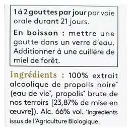 Ballot-Flurin Propolis Noire Extrait Bio 15ml