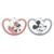Nuk Ciuccio Space Silicone +6m Minnie Lotto di 2