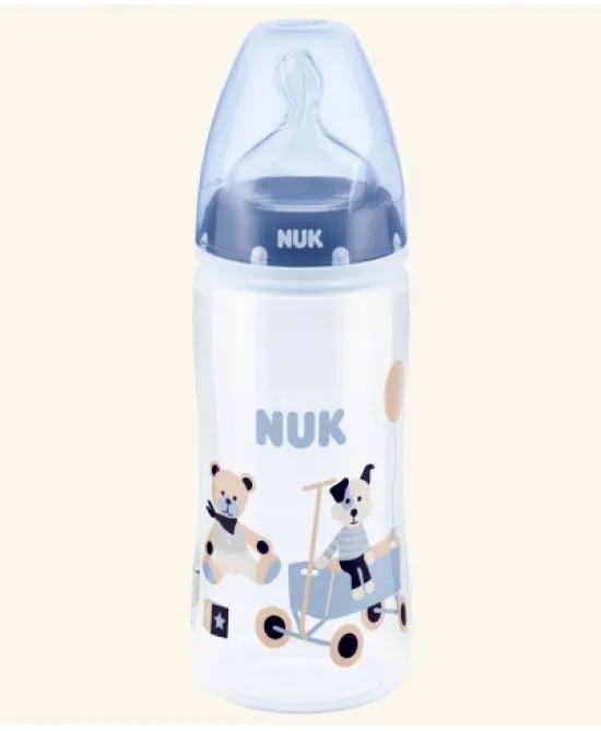 Nuk First Choice Biberon Con Tettarella In Silicone Blu 300 ml