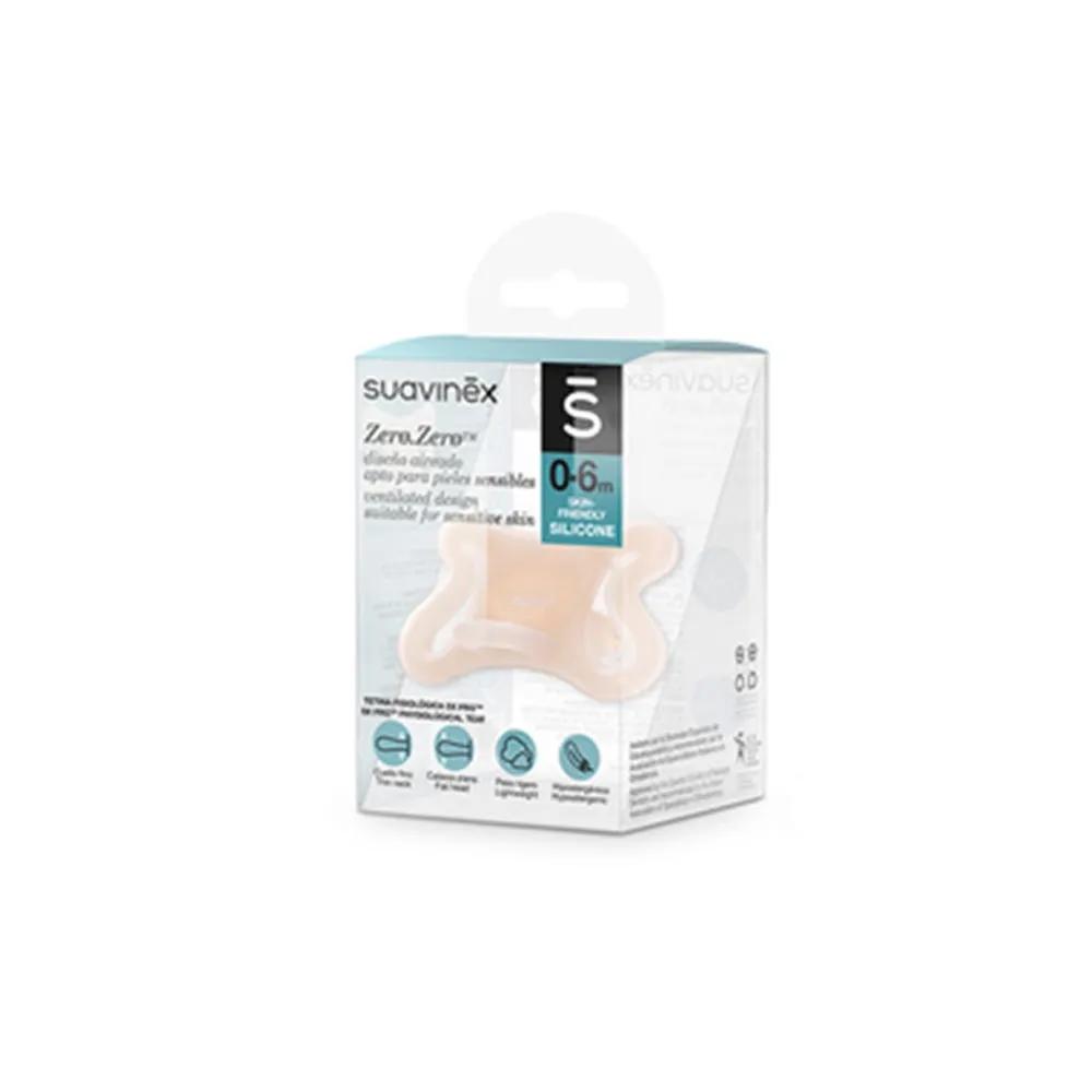 Suavinex Succhietto Zero Zero Tettarella Simmetrica Sx Pro S da 0 a 6 mesi