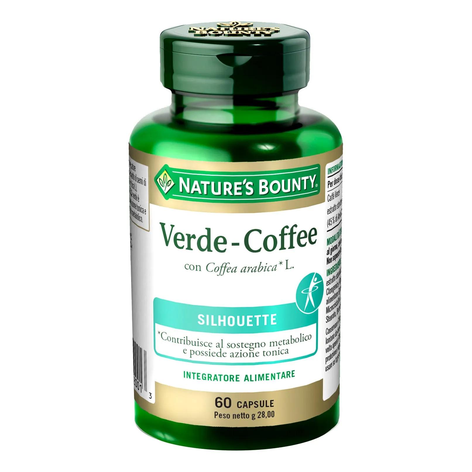 Nature's Bounty Verde-Coffee Integratore Sostegno Metabolico 60 Capsule