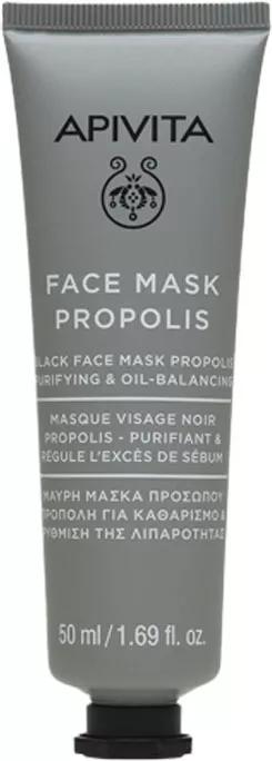Apivita Máscara Facial Purificante para Pele Oleosa com Própolis 50 ml