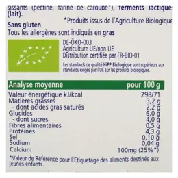 Hipp Bio Délices de Lait Fromage Blanc Nature Sucré +6m 4 x 100g