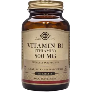 Solgar Vitamin B1 500mg 100 Tablets