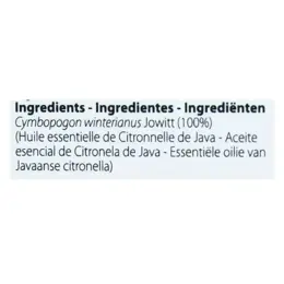 Pranarom Huile Essentielle Citronnelle de Java 10ml