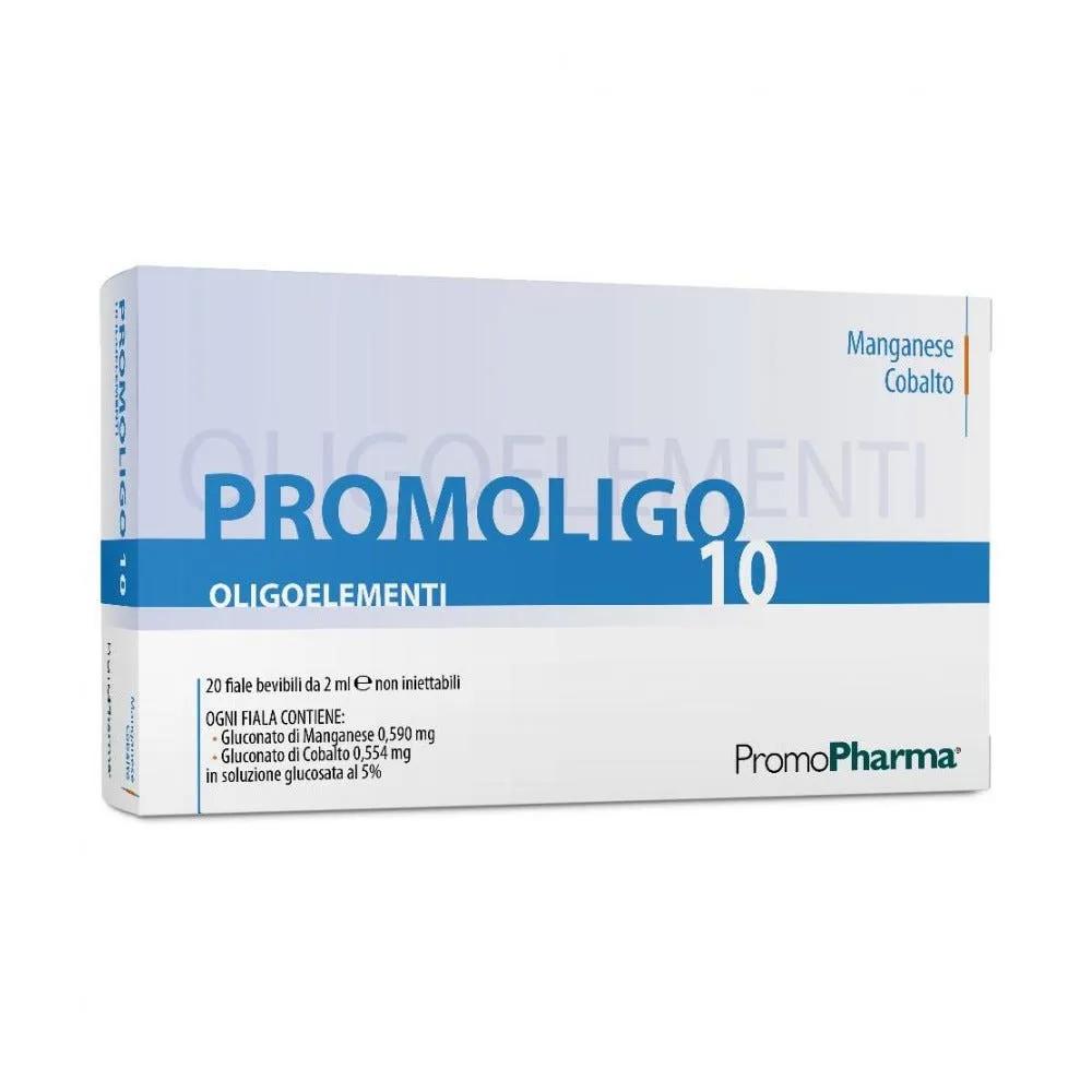 Promoligo 10 Magnesio e Cobalto Oligoelementi 20 Fiale da 2 ml