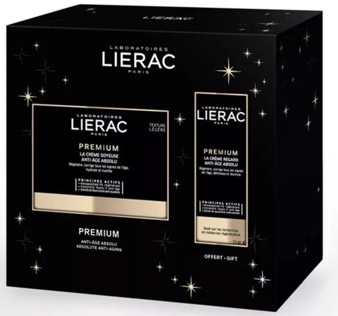 Lierac Premium Set Silky Anti-Aging Cream 50 ml + Contorno de Olhos 15 ml