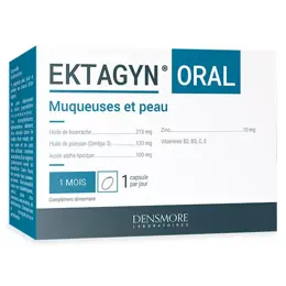 Densmore Ektagyn Oral ancien Suvéal Sicca Pour la peau & les Mucqueuses 1 mois