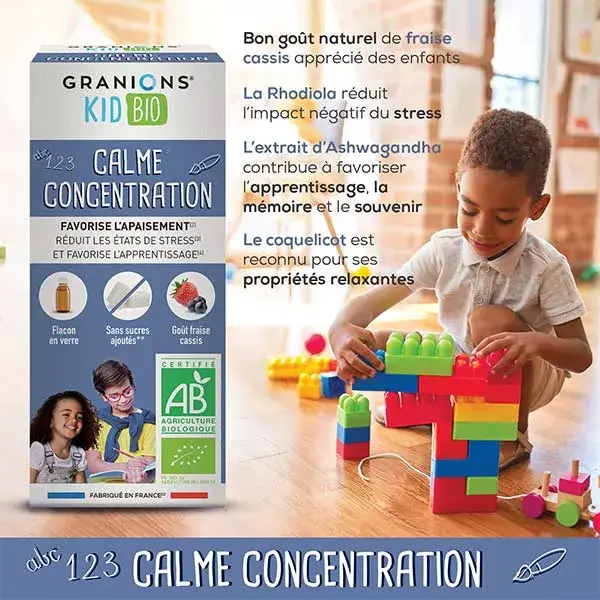 Granions Kid Organic Calm and Concentration 125ml