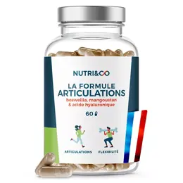 Nutri&Co Articulation & Flexibilité Formule Articulations Vegan 60 gélules