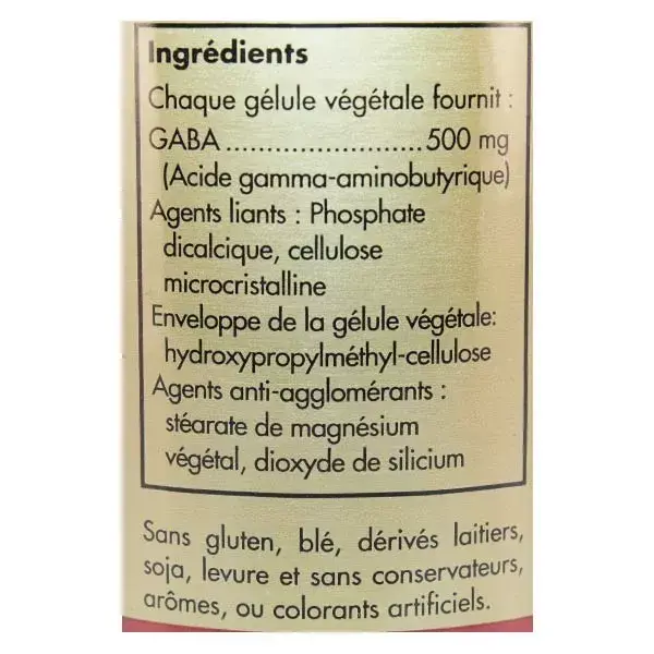 Solgar GABA 500 mg cps veg 50
