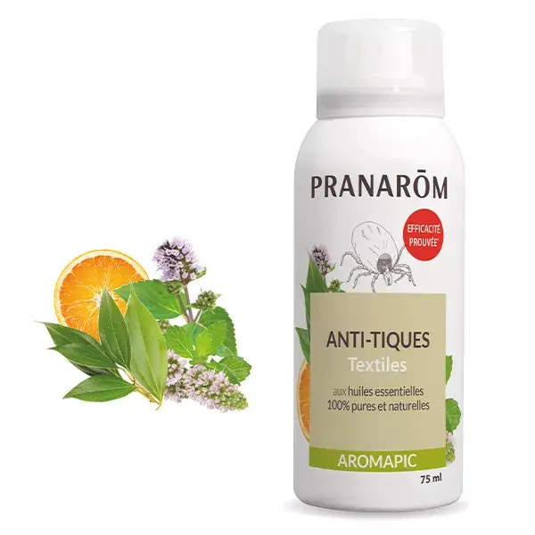 Pranarom Aromapic Spray Anti-Tiques Textiles 75ml