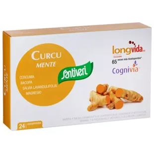 Santiveri Curcu Mente 24 Comprimidos