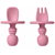 Saro Anti-Drowning Cutlery Pink 2 units