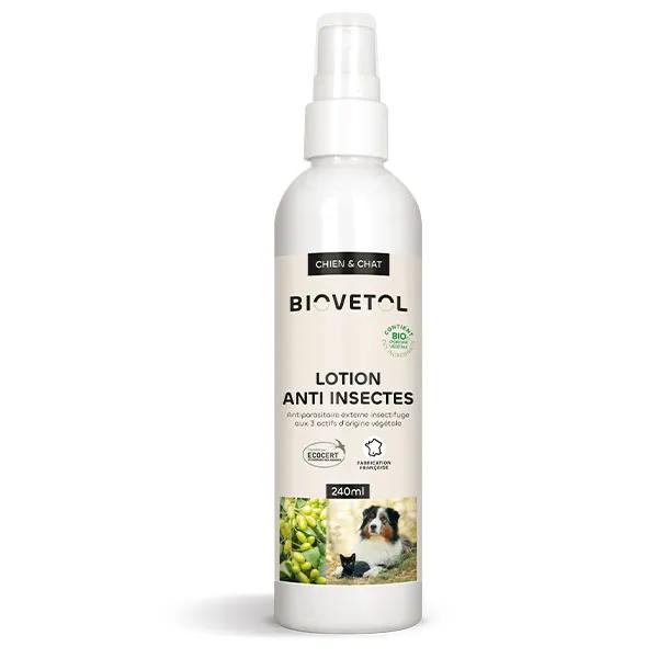 Biovetol - Antiparasitaire - Lotion Anti-Insectes Bio - 240ml