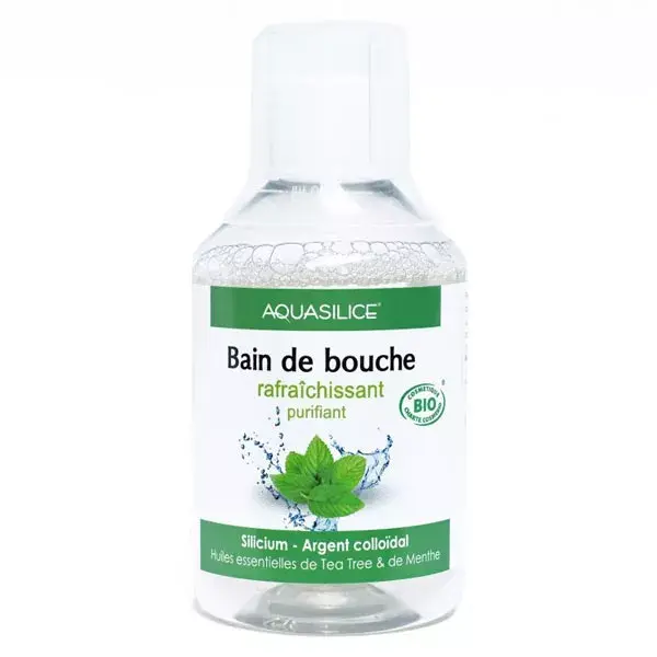 Aquasilice Bain de Bouche Rafraîchissant Purifiant Bio 200ml