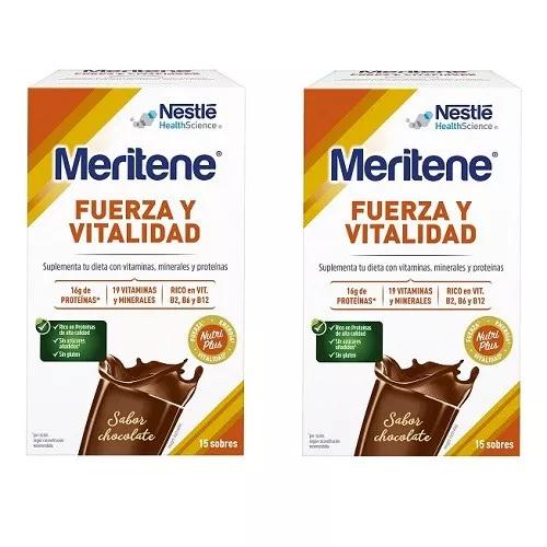 Meritene Força e Vitalidade Chocolate 2x15 Envelopes 