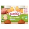 Babybio Petits Pots Légumes Patate Douce +4m Bio 2 x 130g