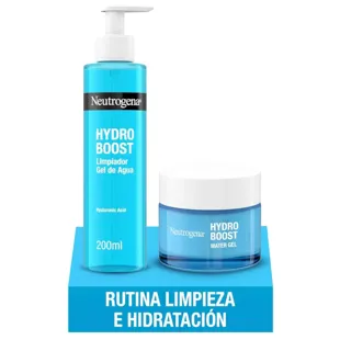 Neutrogena Hydro Boost Facial Cleanser Water Gel 200 ml + Hydro Boost Facial Water Gel 50 ml