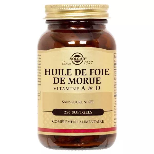 Solgar Huile de foie de Morue 250 Softgels