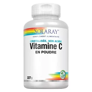 Solaray Vitamina C in Polvere Non Acida 227g