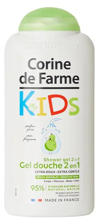 Gel Douche 2 en 1 Corps &amp; Cheveux Poire Enfant Corine de Farme 300 ml