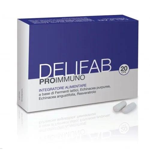 Delifab Pro Immuno Integratore Fermenti Lattici 20 Capsule