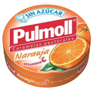 Sugar free orange Pulmoll vitamin C
