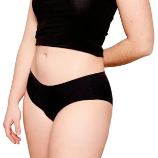MyAlma Braguita Menstrual Sin Costuras M Negro