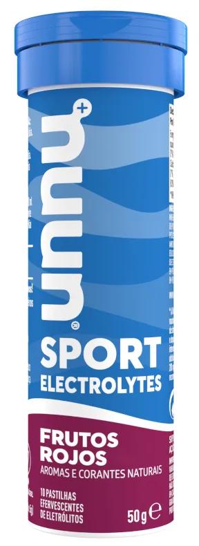 NUUN Sport Électrolytes Fruits Rouges 10 Comprimés Effervescents
