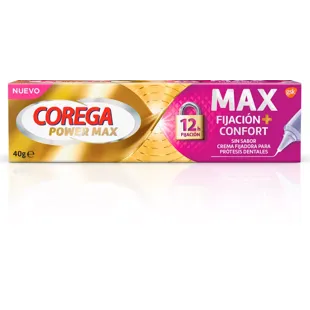 Corega Max Fixation + Crème Fixante Confort pour Prothèses 40 g