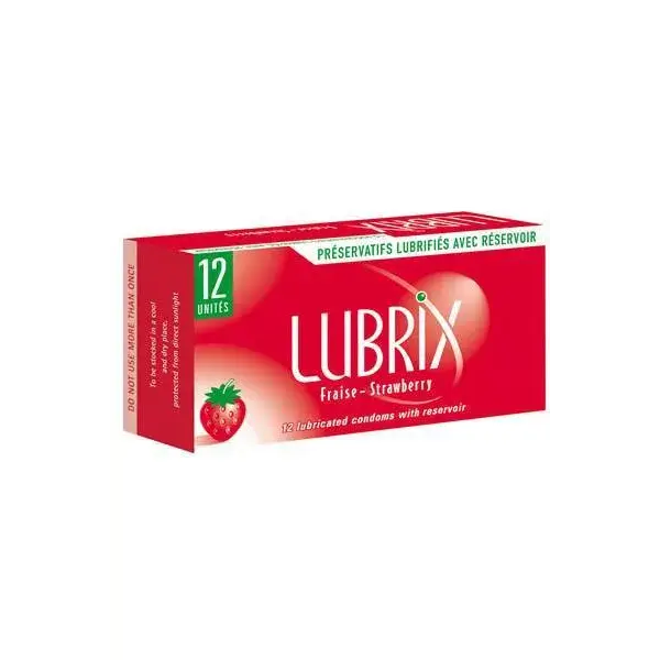 Lubrix fragola 12 preservativi
