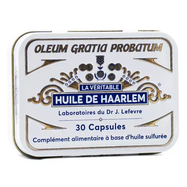 Lefevre Huile de Haarlem Originale Confezione Metallica da Collezione 30 capsule