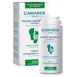 Gamarde Podologie Poudre Absorbante Fraîcheur Bio 35g