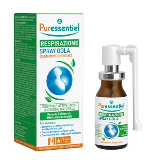 Puressentiel Respirazione Spray Gola Menta 15 ml