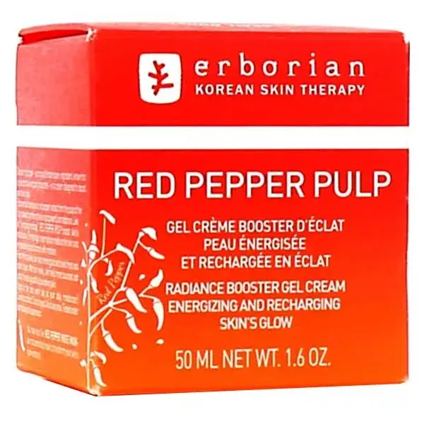 Erborian Red Pepper Pulp Gel Crème Booster d'Éclat Piment Doux 50ml