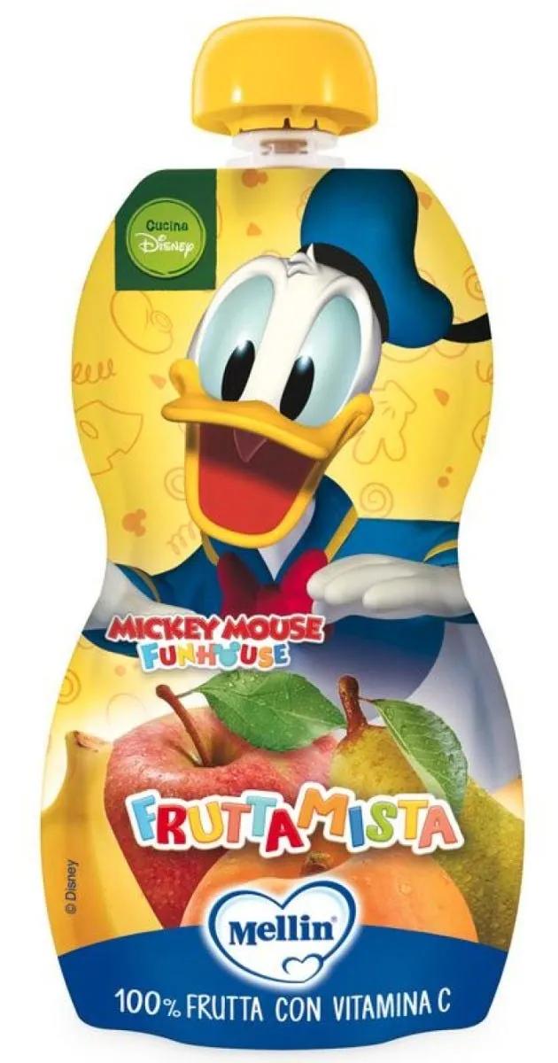 Mellin Pouch Disney Mickey Mouse Merenda Frutta Mista 110G