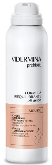 Vidermina Prebiotic Mousse Detergente Intimo pH Acido 150 ml