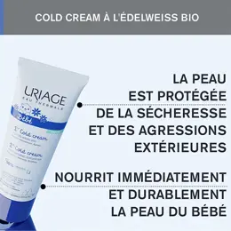 Uriage Bébé 1èr Cold Cream Nourrissante Apaisante Visage Corps 75ml