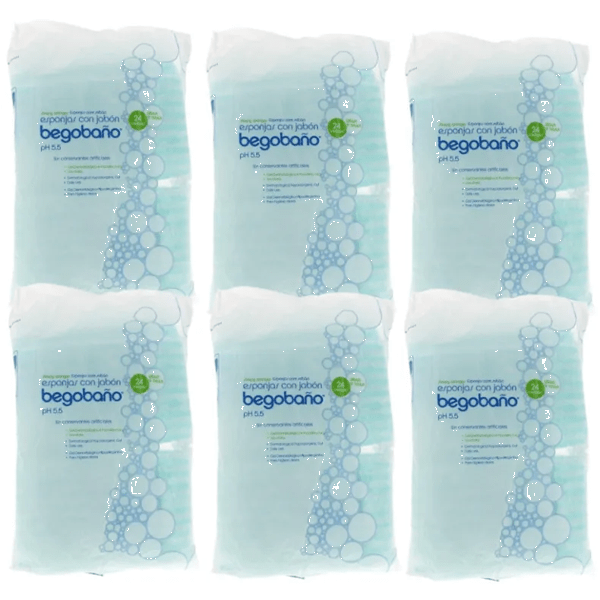 Begobaño-Schwämme mit Seife 6x24 Einheiten
