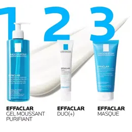 La Roche-Posay Effaclar Routine Anti-Imperfections Gel Moussant Purifiant 400ml & Soin Correcteur 30ml