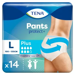 TENA Pants Plus Incontinence Unisex Size L 14 units