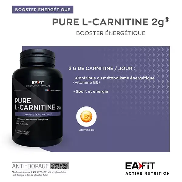 EAFIT pura L-carnitina 90 capsulas