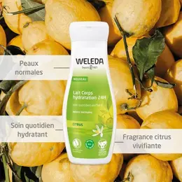 Weleda Citrus Lait Corps Hydratation 24h Bio 200ml