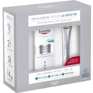 Eucerin Hyaluron-Filler Volume Piel Normal-Mixta 50 ml + Contorno Ojos Regalo
