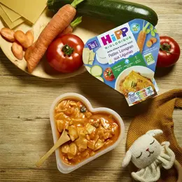 Hipp Bio Mon Dîner Bonne Nuit Bol Petites Penne Tomates Courgettes +6m 2 x 190g