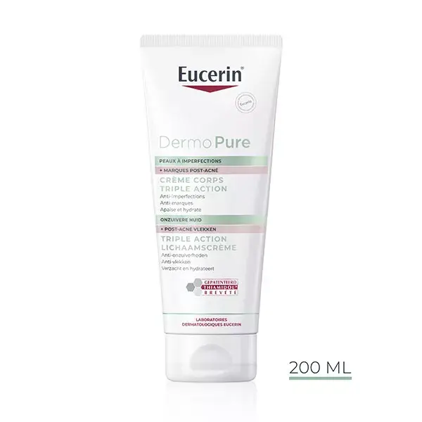 Eucerin DermoPure Crème Corps Triple Action 200ml