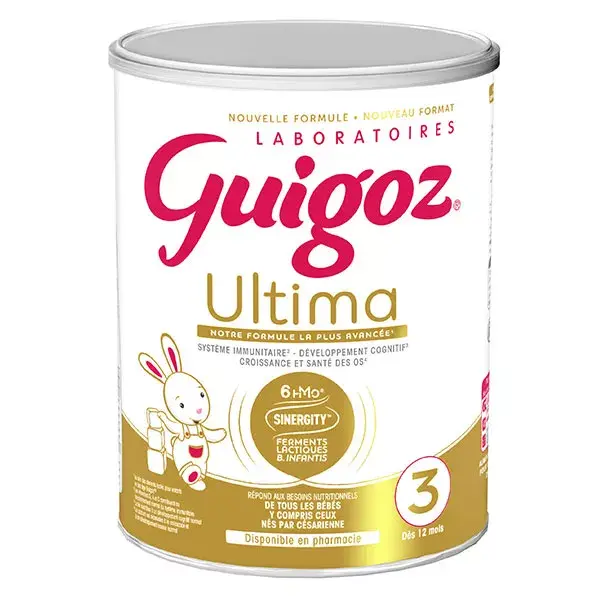 Guigoz Ultima Sinergity 3ème âge Croissance Lait infantile - 780g