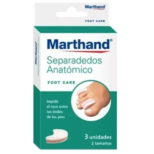 Anatomische Zehenspreizer von Marthand Foot Care, 2 Größen, 3 Einheiten